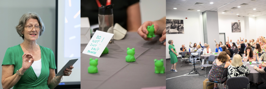 Katie speaking at the Charity Retail Conference as a highlight of the year of lessons