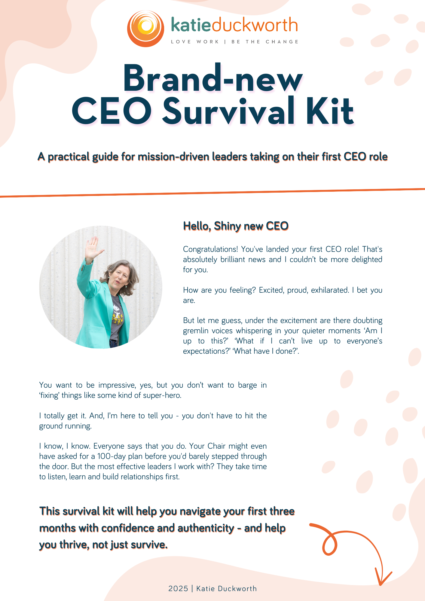 New CEO Survival Kit